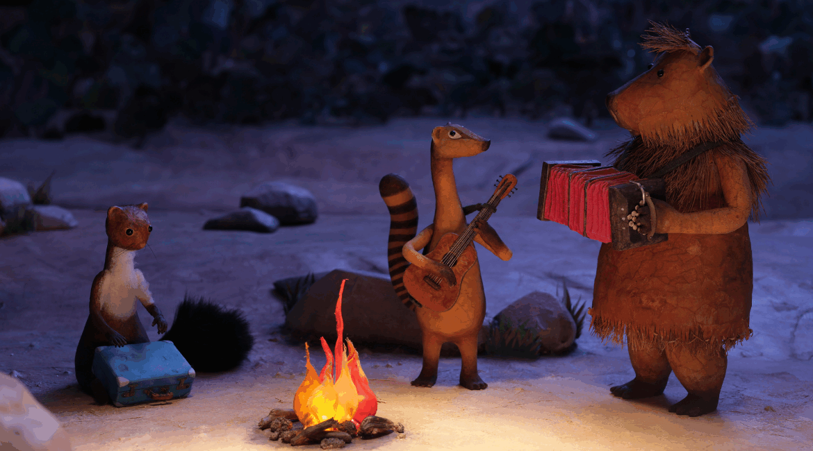 Une guitare à la mer